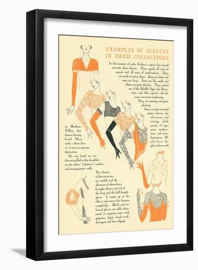 Treatise on Sleeves-null-Framed Art Print