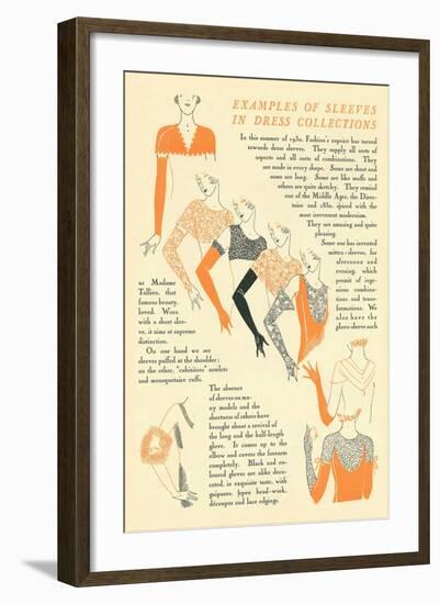 Treatise on Sleeves-null-Framed Art Print