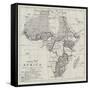 Treaty Map of Africa-null-Framed Stretched Canvas