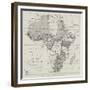 Treaty Map of Africa-null-Framed Giclee Print