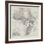Treaty Map of Africa-null-Framed Giclee Print