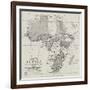 Treaty Map of Africa-null-Framed Giclee Print