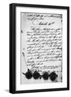 Treaty of Alliance, 1778-null-Framed Giclee Print