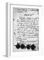 Treaty of Alliance, 1778-null-Framed Giclee Print