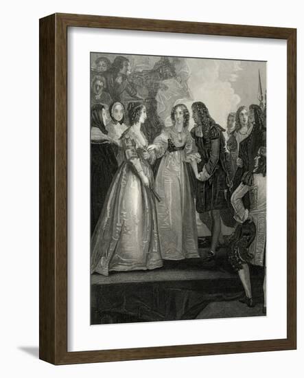 Treaty of Dover-Thomas Stothard-Framed Art Print