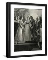 Treaty of Dover-Thomas Stothard-Framed Art Print