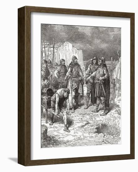 Treaty of Hengist and Horsa with Vortigern-null-Framed Giclee Print