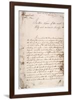 Treaty of Paris, 1783-null-Framed Giclee Print