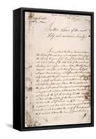 Treaty of Paris, 1783-null-Framed Stretched Canvas