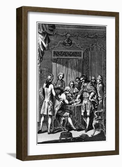 Treaty of Paris, 1783-null-Framed Giclee Print