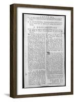 Treaty of Paris, 1783-null-Framed Giclee Print