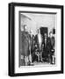 Treaty of Portsmouth Peacemakers on Board the Mayflower, 1905-null-Framed Premium Giclee Print