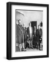 Treaty of Portsmouth Peacemakers on Board the Mayflower, 1905-null-Framed Giclee Print