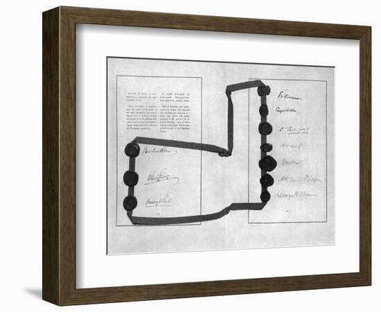 Treaty of Versailles-null-Framed Giclee Print