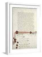 Treaty of Westphalia, Signed at Munster, 24th October 1648-null-Framed Giclee Print