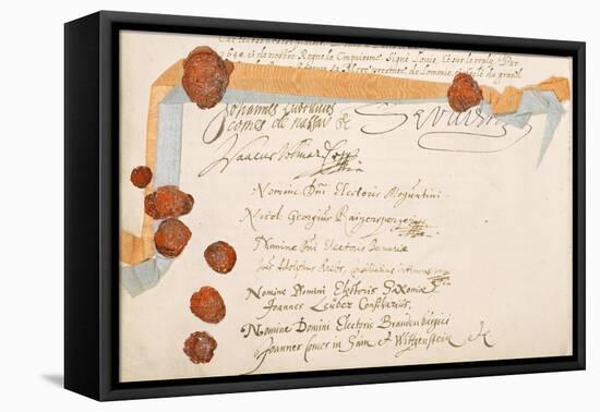 Treaty of Westphalia, Signed at Munster 24th October 1648-null-Framed Stretched Canvas