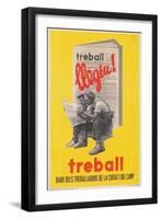 Treball, Advertisement for Catalan Labor Newspaper-null-Framed Giclee Print