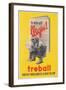 Treball, Advertisement for Catalan Labor Newspaper-null-Framed Giclee Print