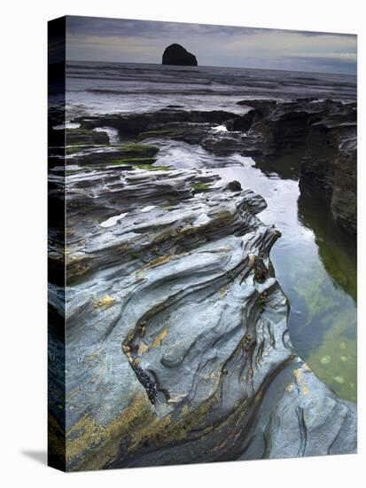 Trebarwith Strand, Cornwall, England, United Kingdom, Europe-Jeremy Lightfoot-Stretched Canvas