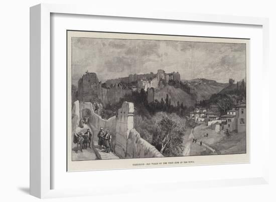 Trebizond, Old Walls on the West Side of the Town-null-Framed Giclee Print