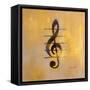 Treble Clef-Lanie Loreth-Framed Stretched Canvas