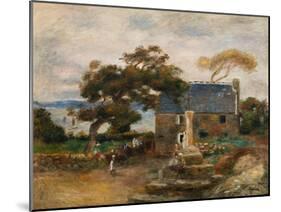 Treboul, near Douardenez, Brittany (Treboul, pres de Douardenez, Bretagne). 1895-Pierre-Auguste Renoir-Mounted Giclee Print