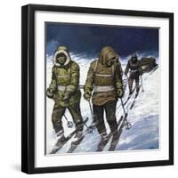 Treck to the Pole-Mike White-Framed Giclee Print