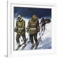 Treck to the Pole-Mike White-Framed Giclee Print