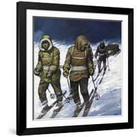 Treck to the Pole-Mike White-Framed Giclee Print