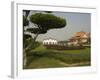 Tree and Flowers, National Theatre, Chiang Kaishek Memorial Park, Taipei City, Taiwan-Christian Kober-Framed Photographic Print