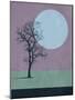Tree and the Moon-Jasmine Woods-Mounted Art Print