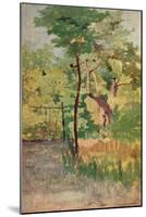 'Tree and Woodpath', c19th century-Giovanni Fattori-Mounted Giclee Print