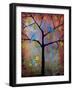 Tree Art Feathered Friends-Blenda Tyvoll-Framed Art Print