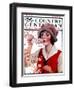"Tree Blossoms," Country Gentleman Cover, May 16, 1925-J. Knowles Hare-Framed Giclee Print