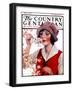 "Tree Blossoms," Country Gentleman Cover, May 16, 1925-J. Knowles Hare-Framed Giclee Print