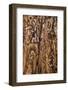 Tree burnt in a volcanic eruption of Mount Etna, Sicily, Italy-Juan Carlos Munoz-Framed Photographic Print