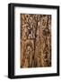 Tree burnt in a volcanic eruption of Mount Etna, Sicily, Italy-Juan Carlos Munoz-Framed Photographic Print