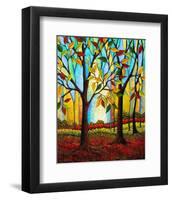 Tree Color Change-Peggy Davis-Framed Art Print