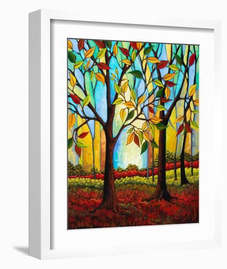 Tree Color Change-Peggy Davis-Framed Giclee Print