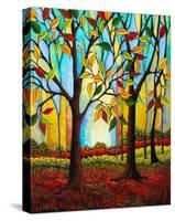 Tree Color Change-Peggy Davis-Stretched Canvas