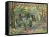 Tree Ferns, Trewidden-Mary Kuper-Framed Stretched Canvas