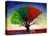 Tree For All Seasons-John Newcomb-Stretched Canvas