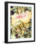 Tree Frog and White, Yellow and Pink Hibiscus, 1989-Sandra Lawrence-Framed Giclee Print