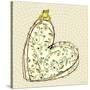 Tree Frog + Heart-Robbin Rawlings-Stretched Canvas