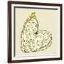 Tree Frog + Heart-Robbin Rawlings-Framed Art Print