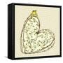 Tree Frog + Heart-Robbin Rawlings-Framed Stretched Canvas