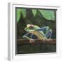Tree frog,  pastel-Margo Starkey-Framed Giclee Print
