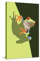 Tree Frog-Lantern Press-Stretched Canvas