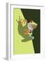 Tree Frog-Lantern Press-Framed Art Print