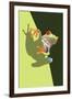 Tree Frog-Lantern Press-Framed Art Print